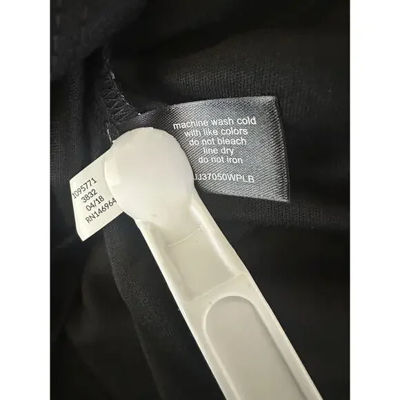 NWT Lane Bryant Floral Dress Black Smocked Keyhole Chiffon Plus Size 24 P - Picture 10 of 13